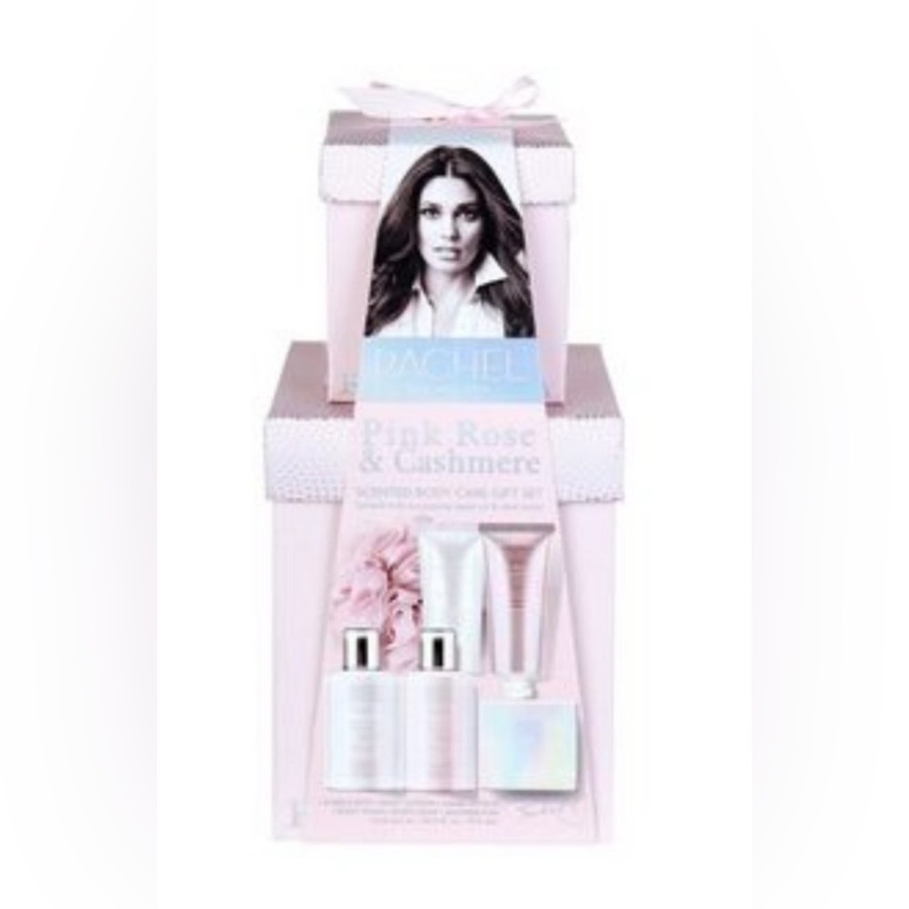 NEW Rachel Roy Pink Rose & Cashmere 6 Piece
Body Care Set